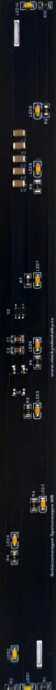 Osvětlení pro jídelní vůz WR 495, teplá bílá